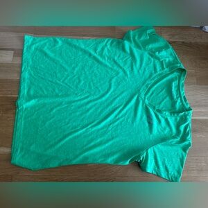 Under Armour Bright Mint Green V-Neck Tee